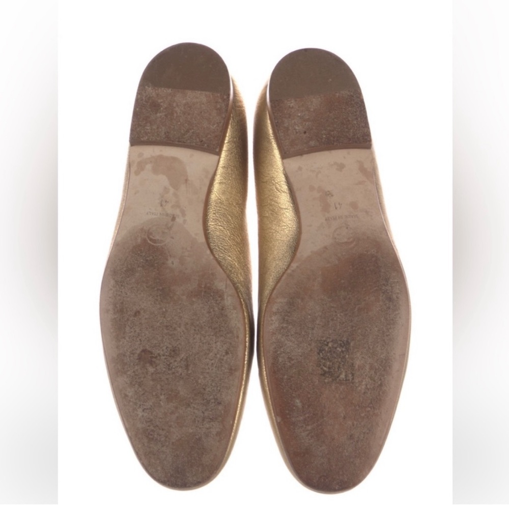 Chanel gold loafers - Picture 3 of 3